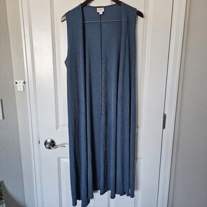 Lularoe Long Vest - Gorgeous, Excellent Condition